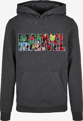 ABSOLUTE CULT Sweatshirt 'Marvel' in Grijs: voorkant
