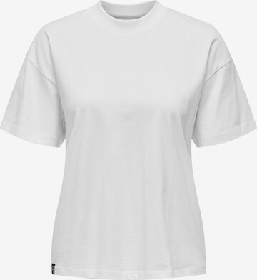 T-shirt 'NEW LAURA' ONLY en blanc : devant