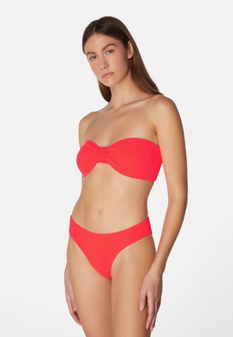 SORBET ISLAND Bandeau Bikini 'Lory' in Orange: Vorderseite