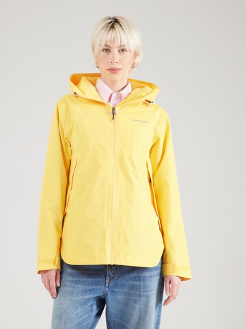 Veste outdoor 'TILDE' Didriksons en jaune : devant
