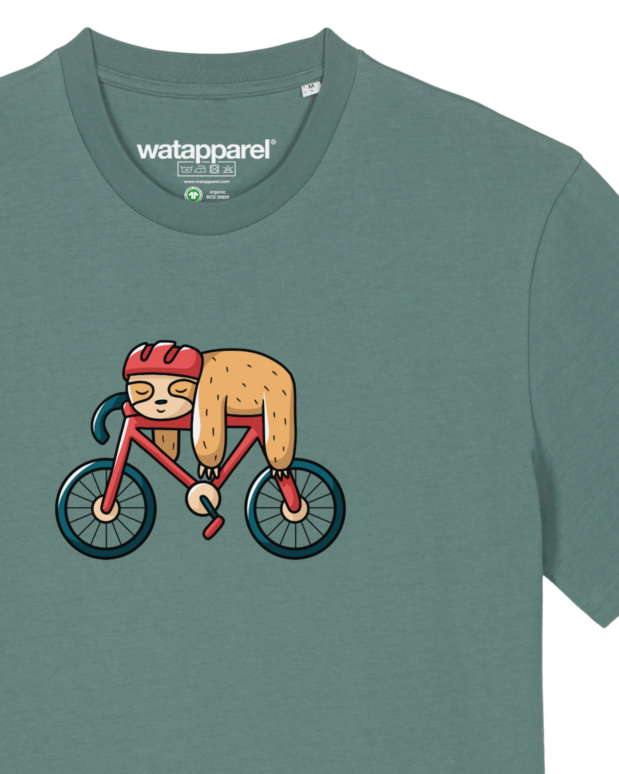 T-Shirt 'Sloth' Watapparel en vert