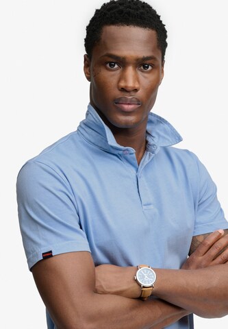 Superdry & Co Super Slim Fit Shirt 'Essential' in Blue