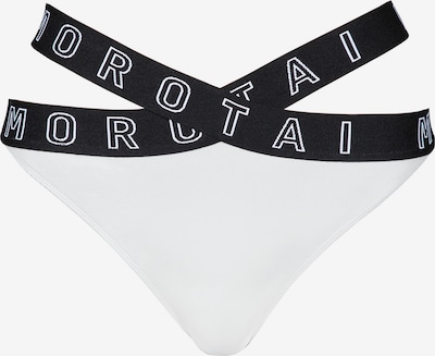 MOROTAI Sportbikinihose in hellgrau / schwarz / weiß, Produktansicht