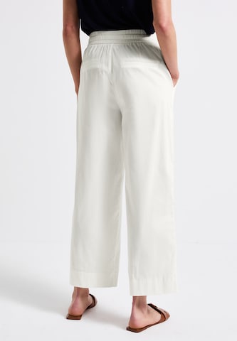 STREET ONE Loose fit Trousers in White