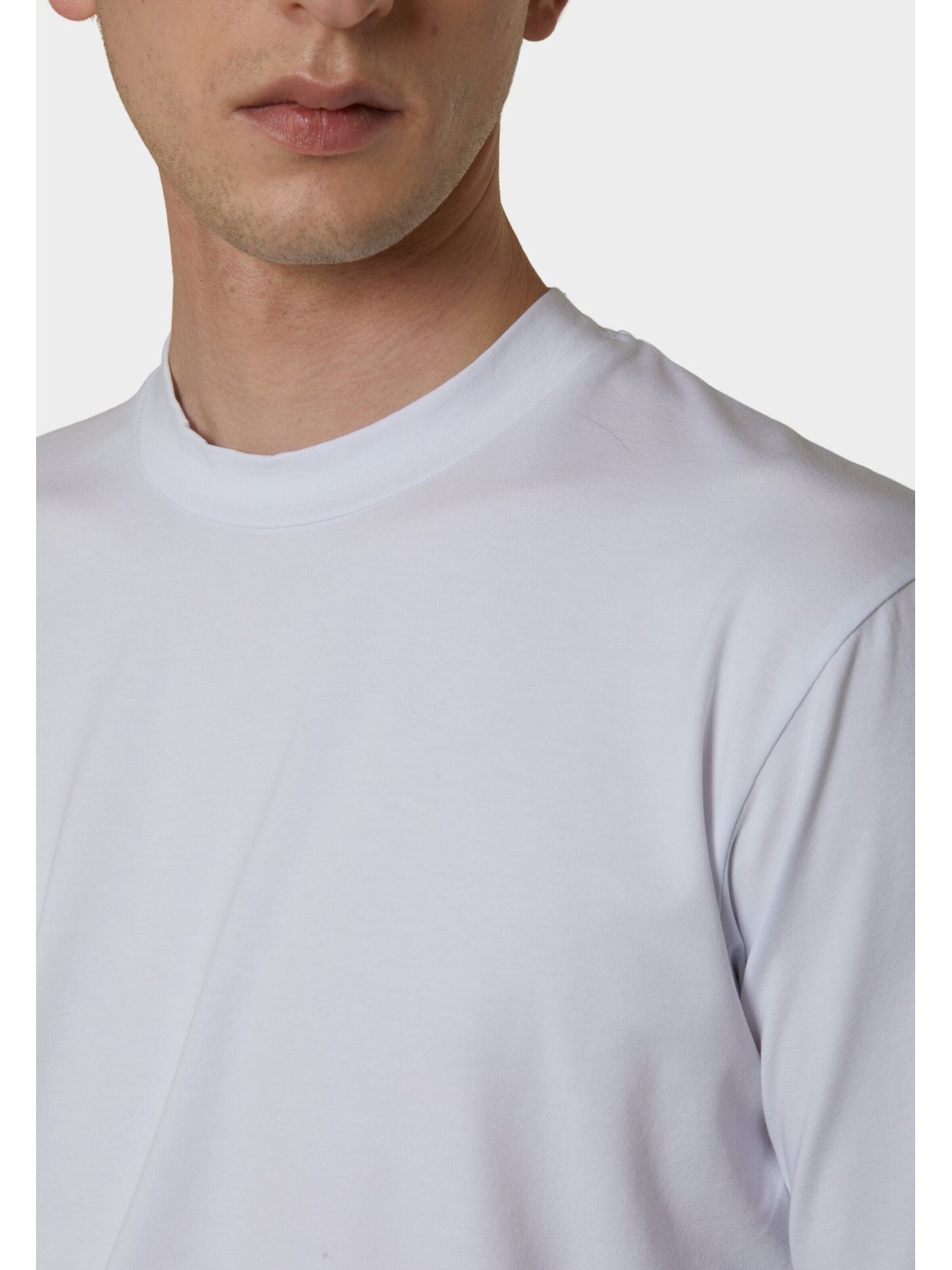 Daniele Fiesoli T-shirt 'Stretch cotton crew neck T-shirt' i vit