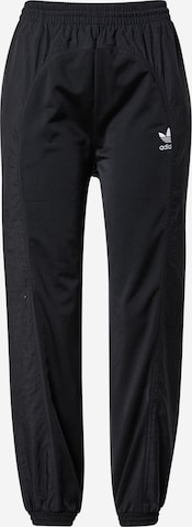 Tapered Pantaloni de la ADIDAS ORIGINALS pe negru: față