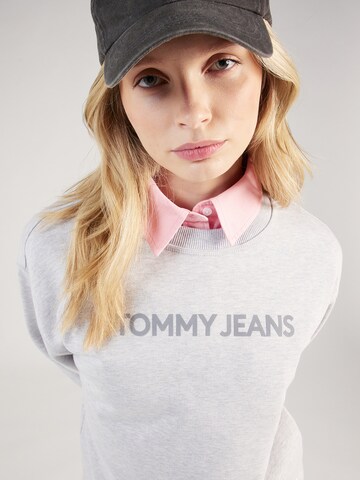 Tommy JeansSweater majica 'Classic' - siva boja