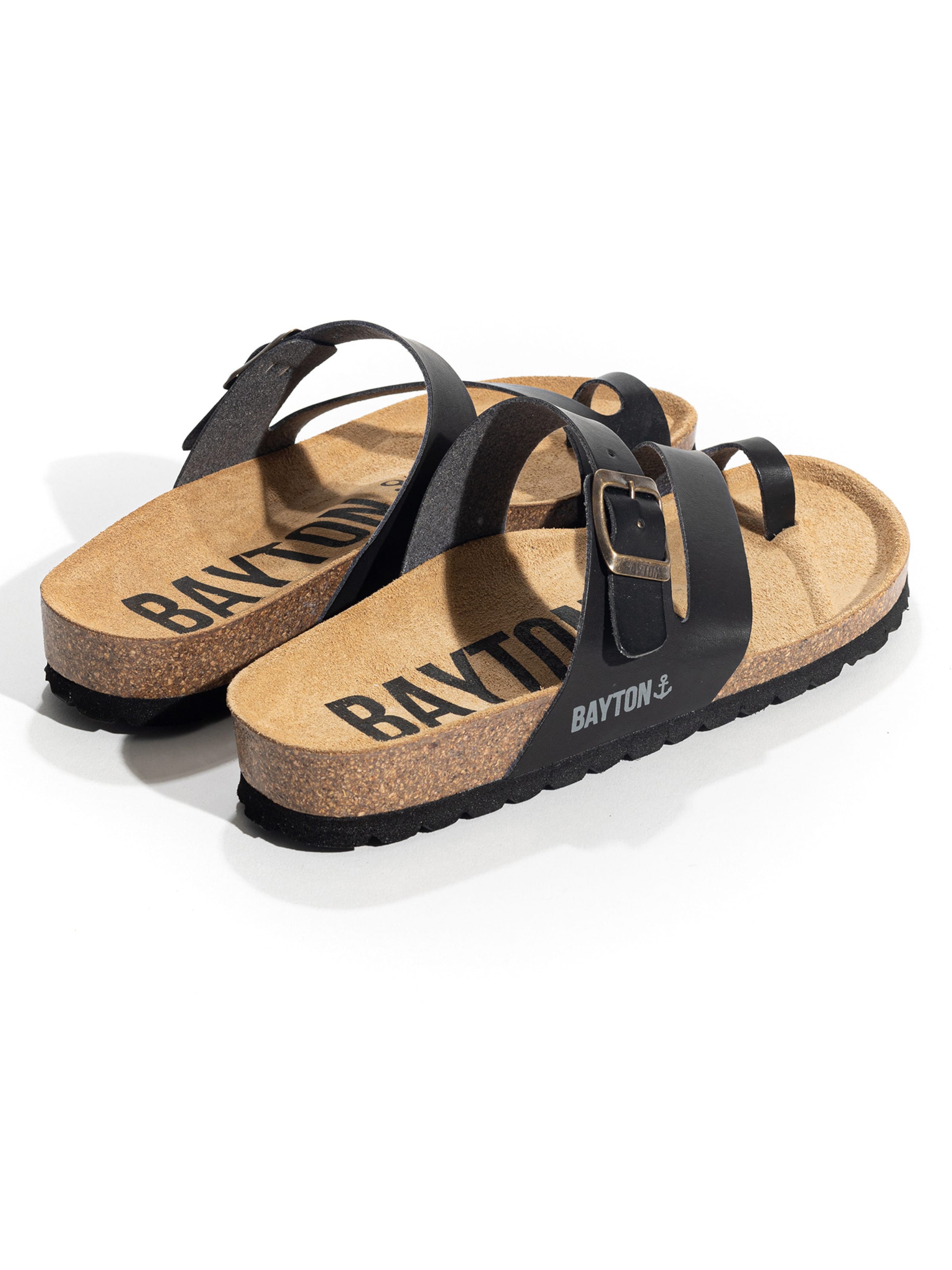 BaytonNatikače s potpeticom 'Biscaye' - crna boja