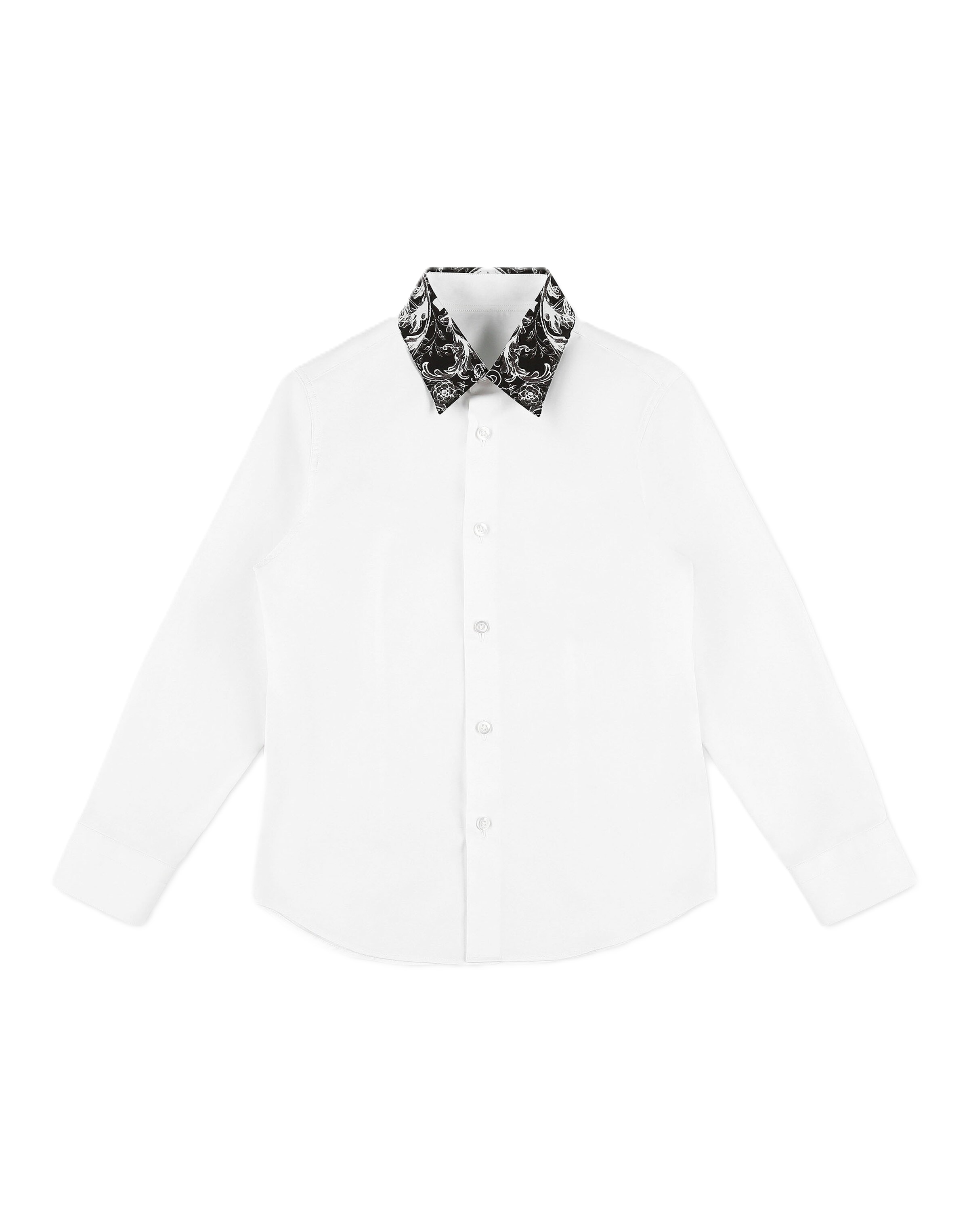 Regular fit Camicia 'New Baroque' di Philipp Plein in bianco: frontale