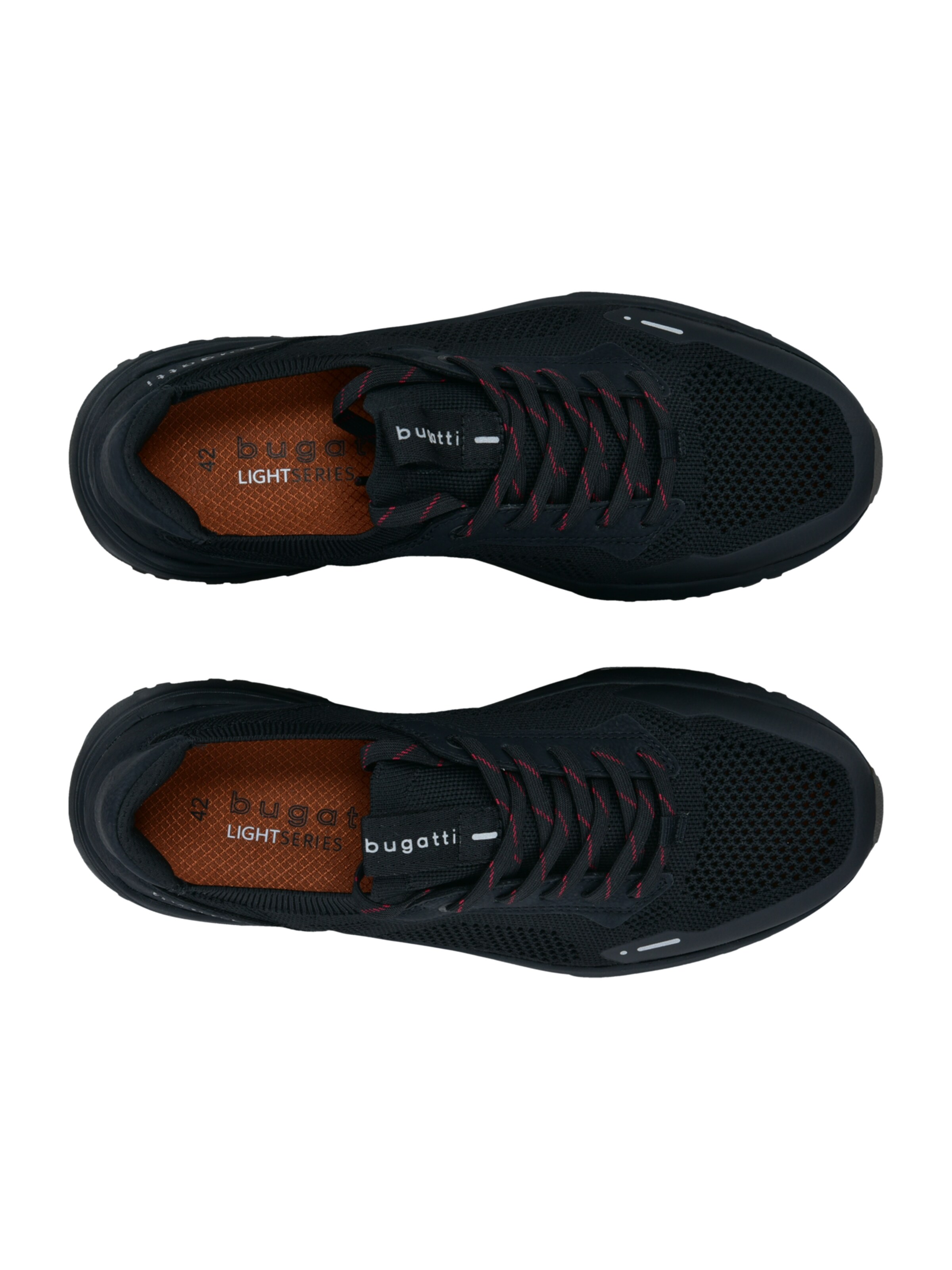 Sneaker bassa di bugatti in nero