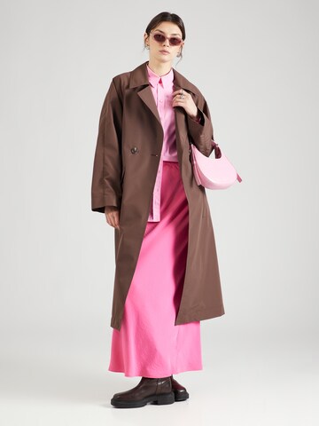 Manteau mi-saison 'HAILEY' ONLY en marron