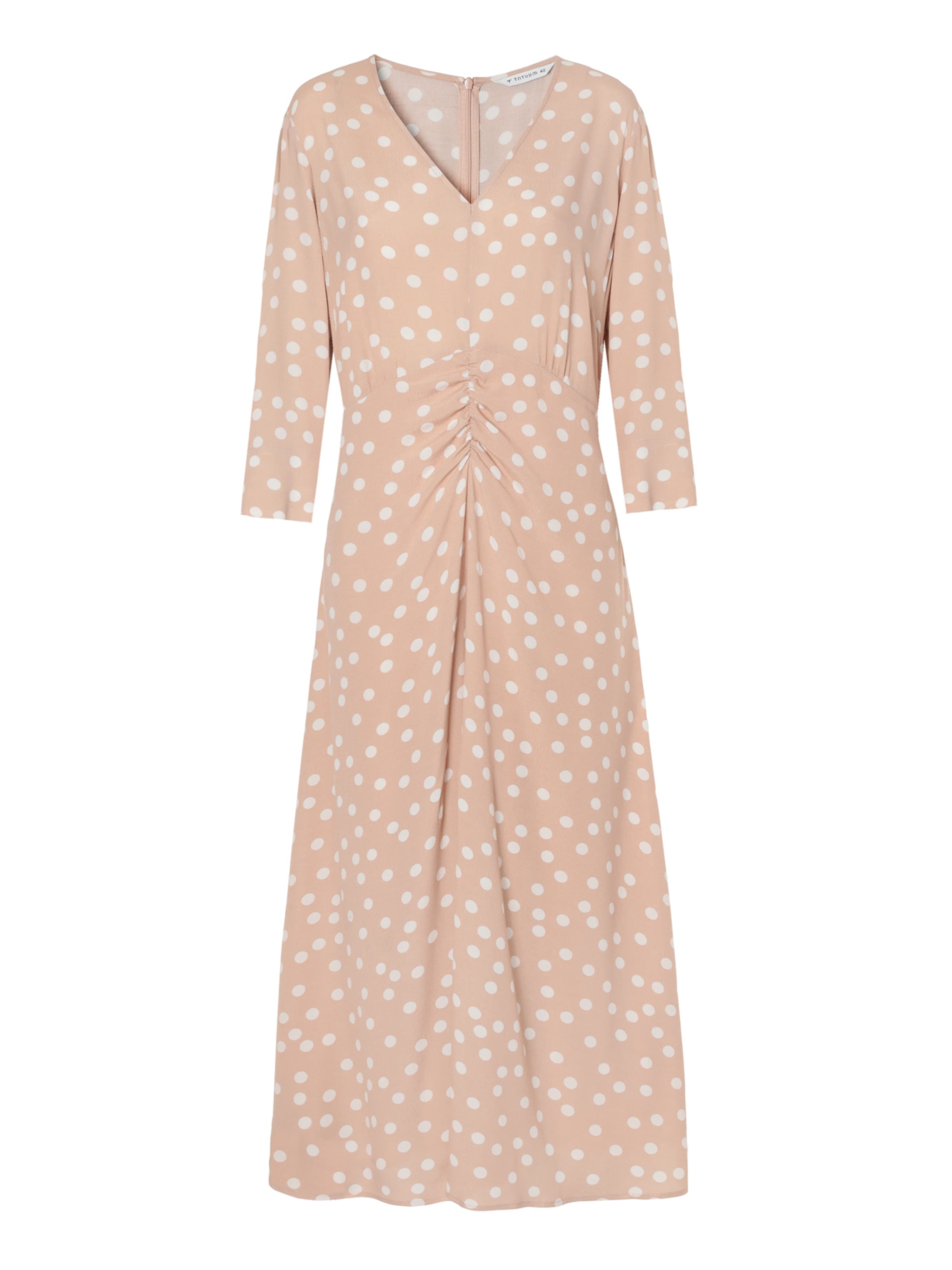 TATUUM Mekko 'Casia' värissä beige / valkoinen, Tuotenäkymä