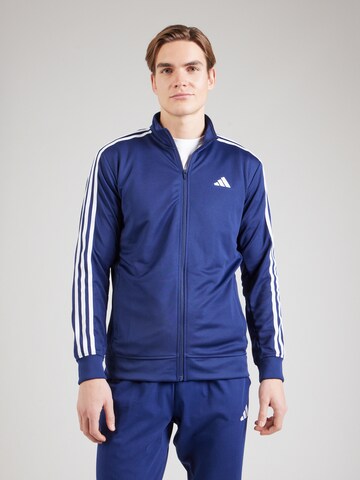 ADIDAS PERFORMANCE Sportovní bunda – modrá: přední strana