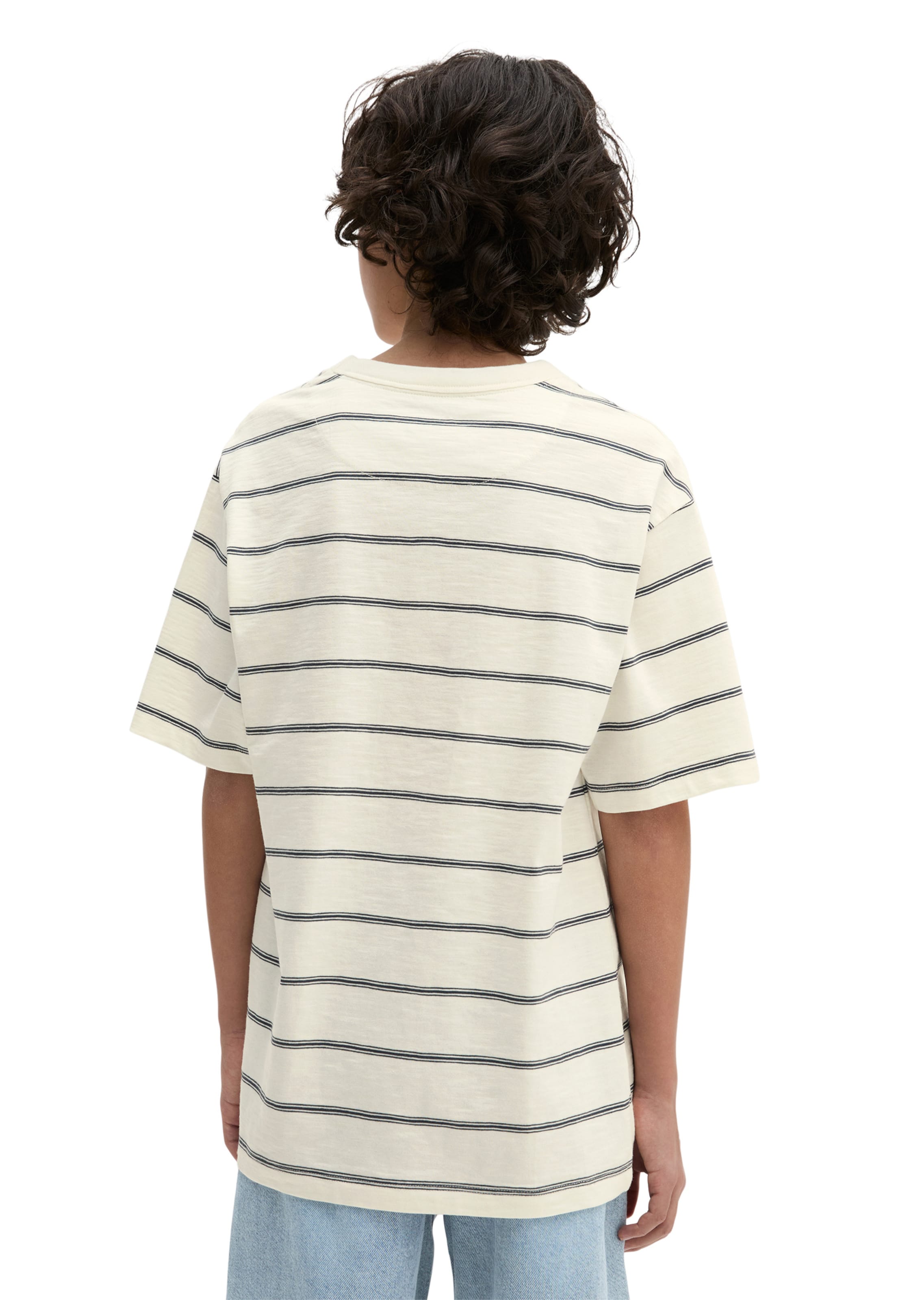 T-Shirt ' aus reiner Bio-Baumwolle ' Marc O'Polo en blanc