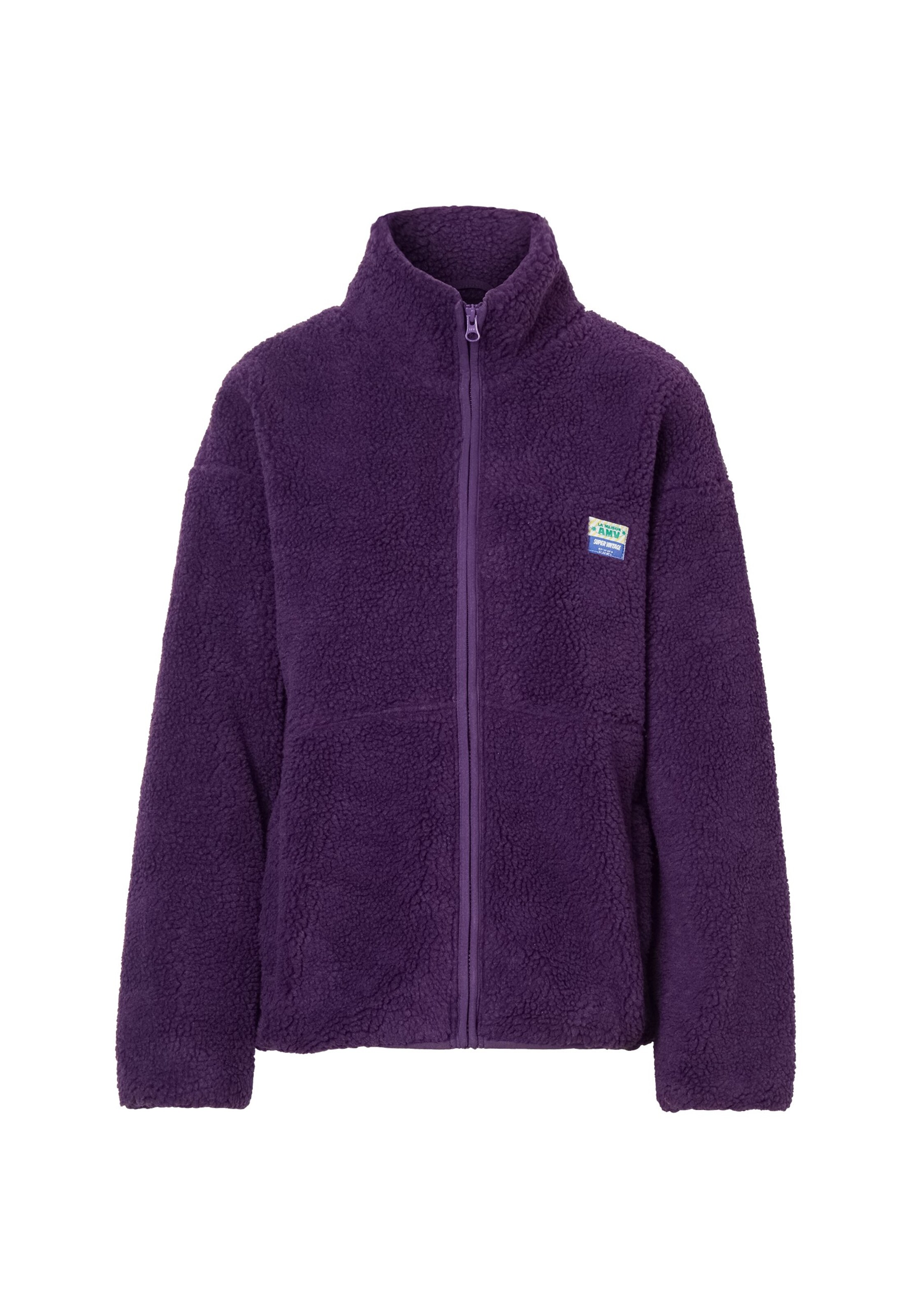 Veste en polaire 'HOKTOWN' AMERICAN VINTAGE en violet : devant