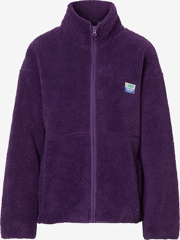 AMERICAN VINTAGE - Chaqueta polar 'HOKTOWN' en lila: frente