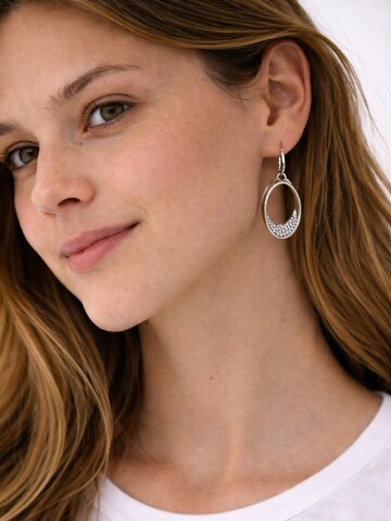 COLLEZIONE ALESSANDRO Earrings 'Noli' in Silver