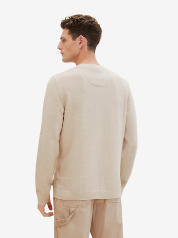 TOM TAILOR Pullover i brun