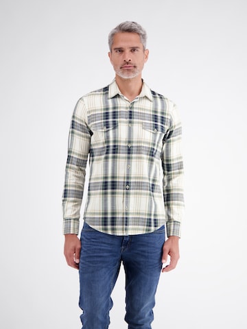 LERROS Regular fit Button Up Shirt in White: front