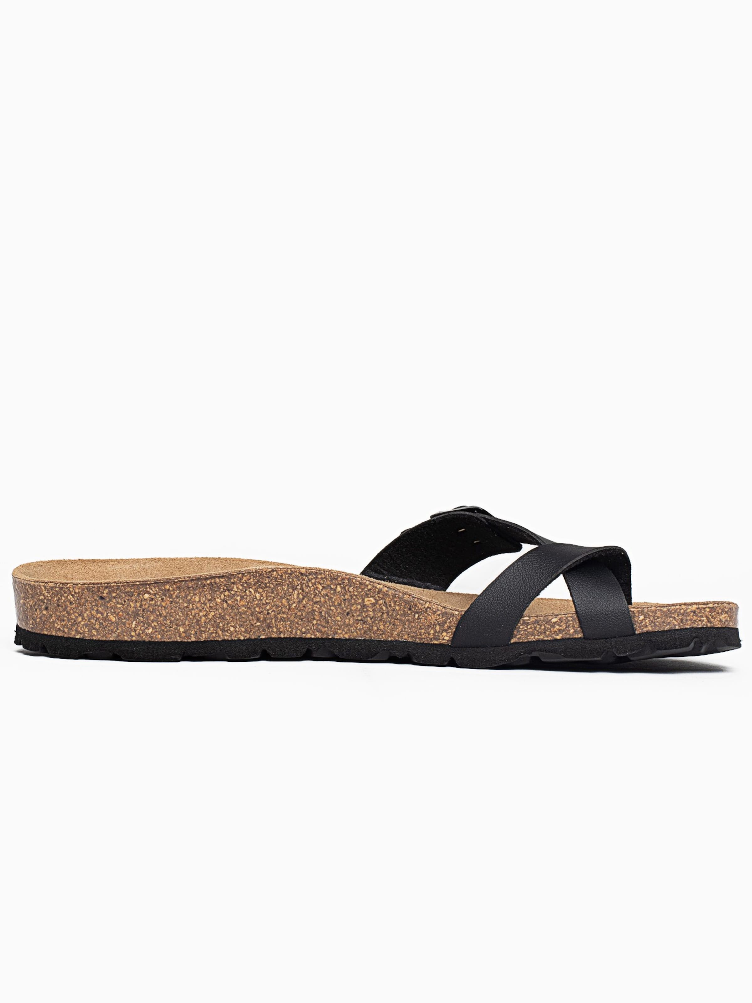 Flip-flops 'Junon' de la Bayton pe negru