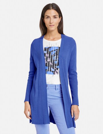 GERRY WEBER Knit cardigan in Blue: front