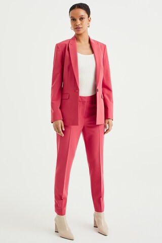 rožinė WE Fashion Prigludęs Kelnės