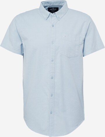 HOLLISTER Klasický střih Košile 'SOLIDS' – modrá: přední strana