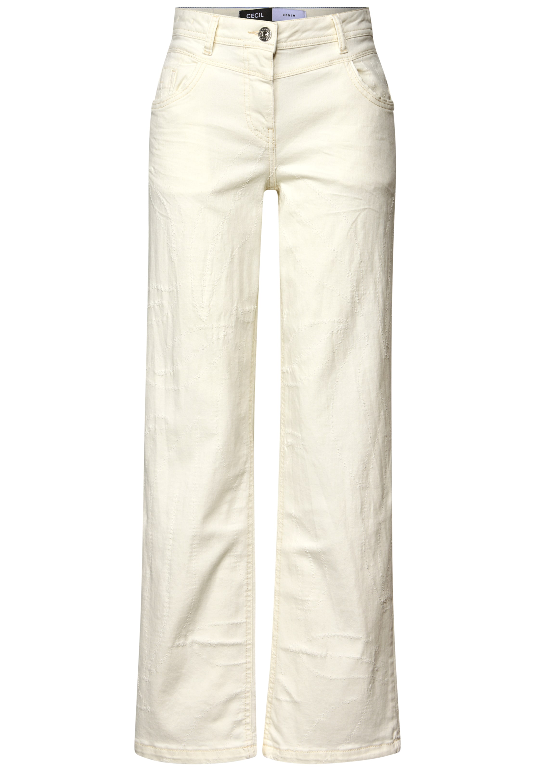 STREET ONE Jeans in creme, Produktansicht