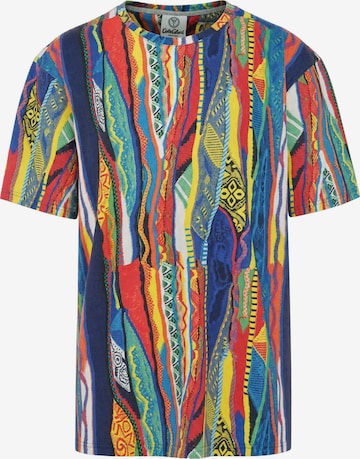 T-Shirt ' Fiaider ' Carlo Colucci en mélange de couleurs : devant