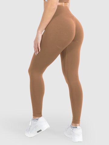 Smilodox Skinny Sports trousers ' Amaze Pro ' in Brown