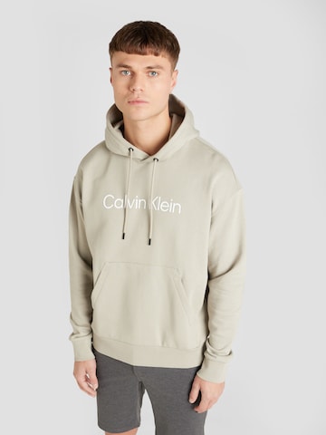 Calvin Klein Sweatshirt 'HERO' in Grijs: voorkant