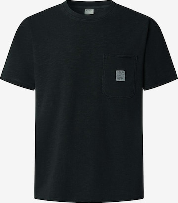 T-Shirt 'SUNDAY' Pepe Jeans en noir : devant