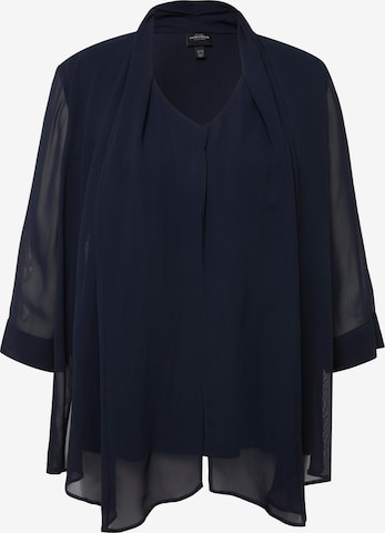 Ulla Popken Blouse in Blue: front