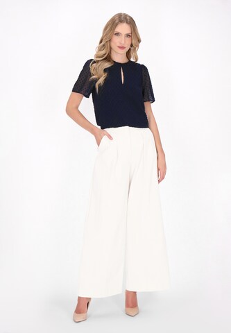 DreiMaster Klassik Blouse 'Classic Look' in Blauw