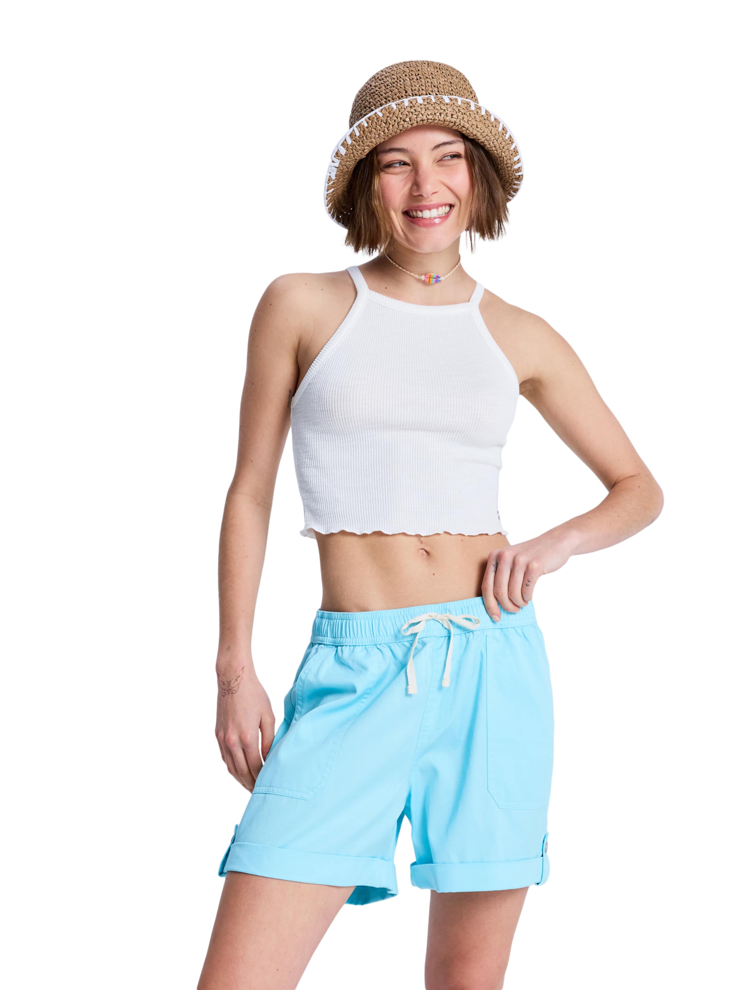 ROXY Shorts 'Sweetest Day' in Blau: Vorderseite