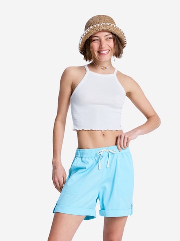 ROXY Loose fit Pants 'Sweetest Day' in Blue: front