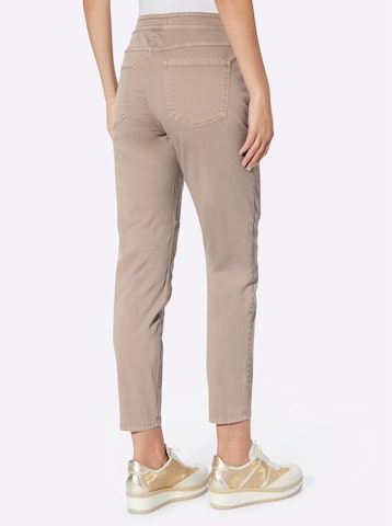 heine Štandardný strih Nohavice - Béžová