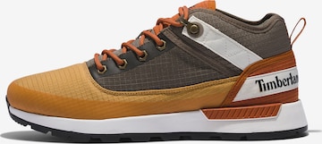 TIMBERLAND Sporty snøresko i brun: forside