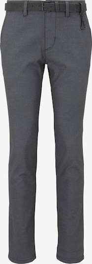 TOM TAILOR DENIM Chino hlače u antracit siva / bijela, Pregled proizvoda