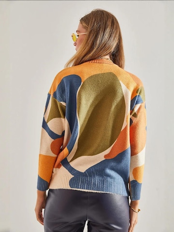 Bianco Lucci Sweater in Mixed colors