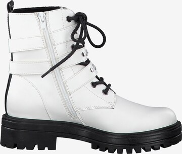 s.Oliver Lace-up bootie in White