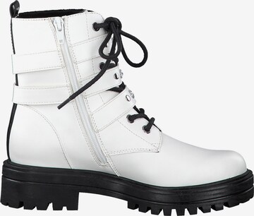 s.Oliver - Botines con cordones en blanco