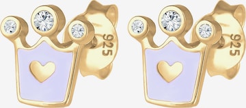 ELLI Jewelry 'Herz, Krone' in Gold
