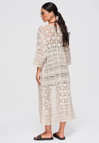 Pull-over oversize 'OW-SW-E0002' Ombre en beige