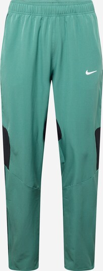 NIKE Sports trousers 'Advantage' in Green / Black / White, Item view