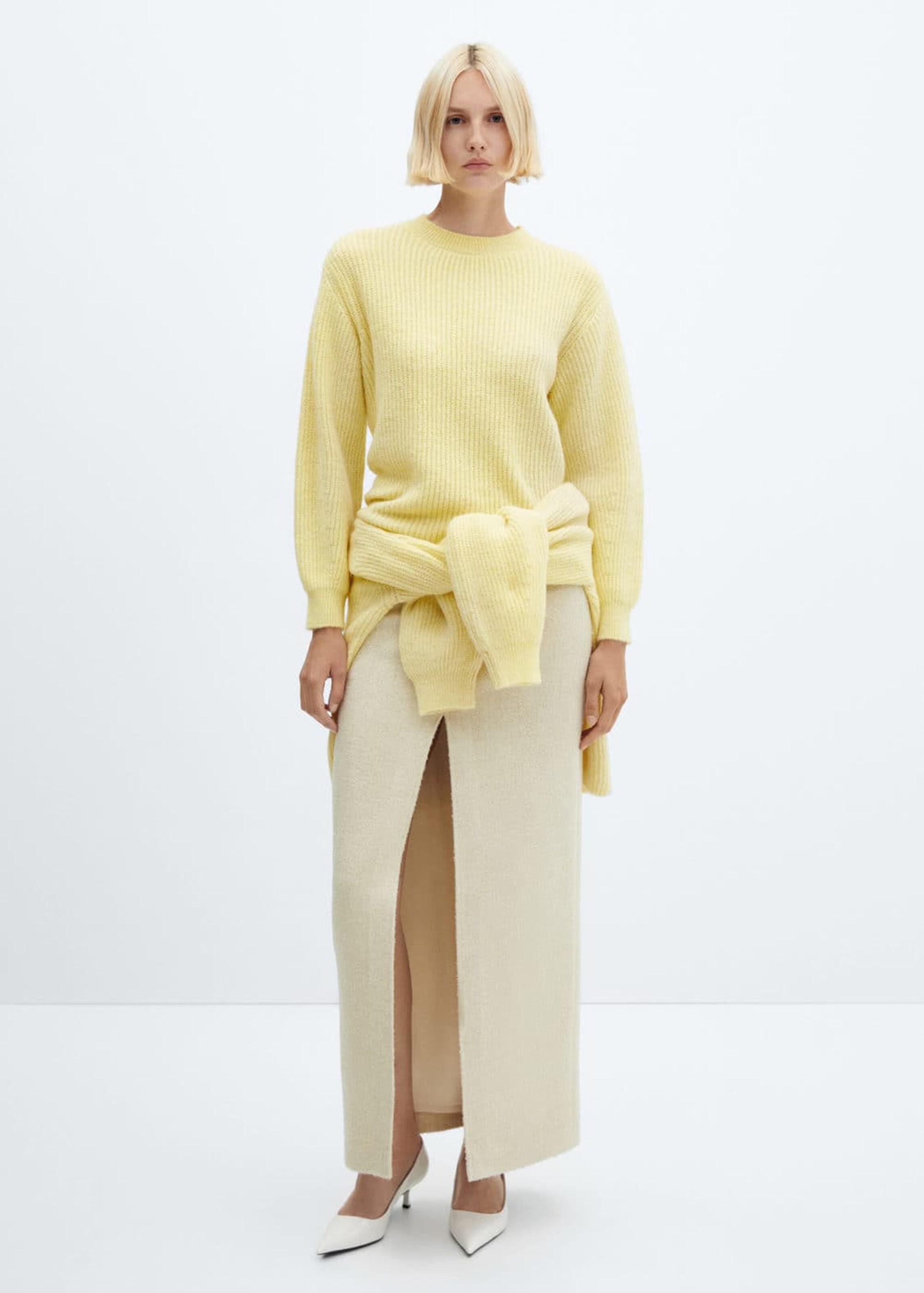 Mango pull jaune cheap