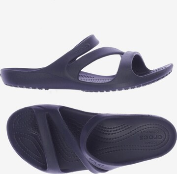 Crocs Sandalen 38 in Blau: predná strana