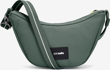 Pacsafe Schoudertas in Groen: voorkant
