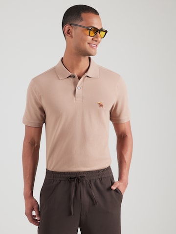 Abercrombie & Fitch Poloshirt 'PORTABELLA' in Braun: Vorderseite