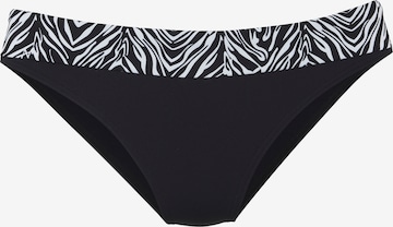 melns s.Oliver Bikini apakšdaļa: no priekšpuses